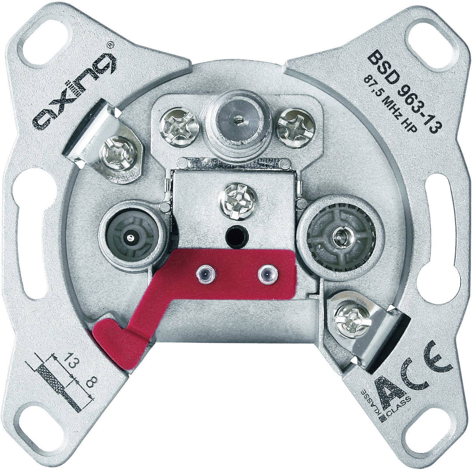 Axing BSD 963-10N Antenna socket TV, FM, Data Flush mount Non-terminated