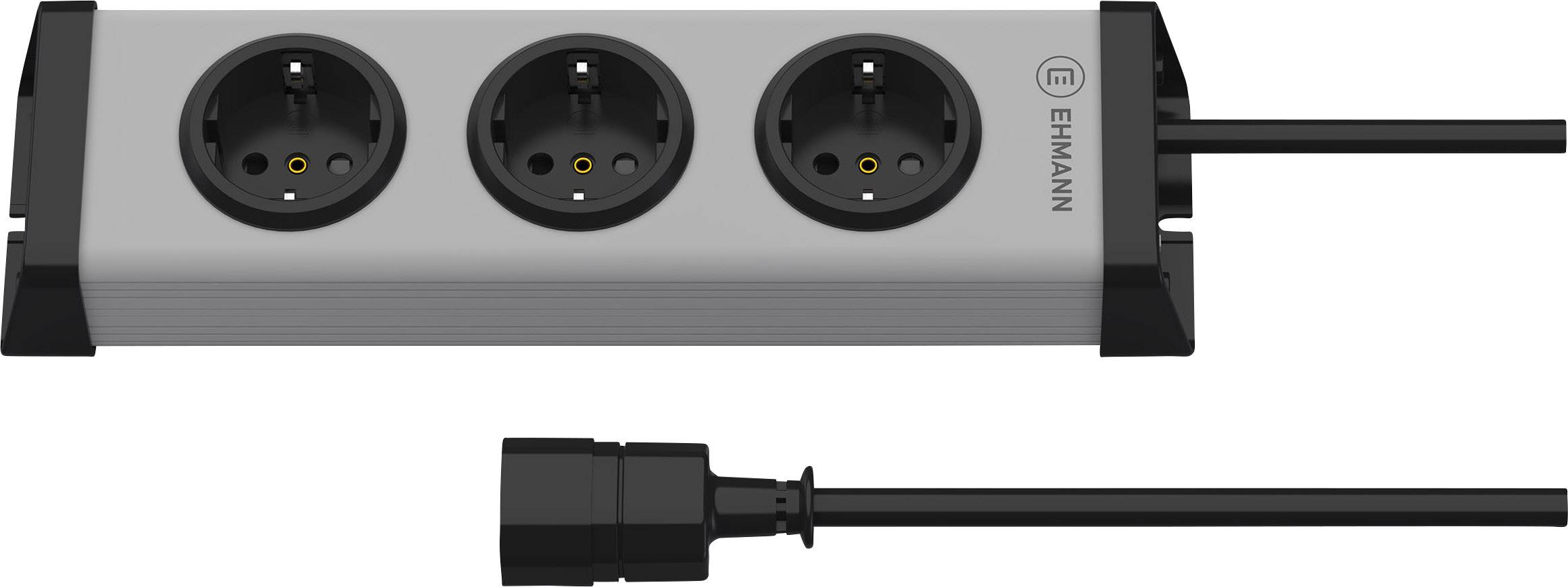 Power strip 3x Grey PG connector Ehmann Vario Linea