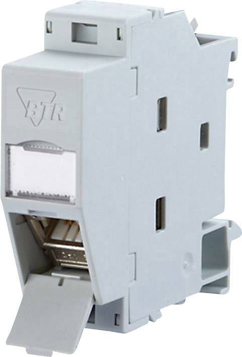 Metz Connect 130B117003-E Network outlet DIN rail CAT 6A Grey-white (RAL 7035)