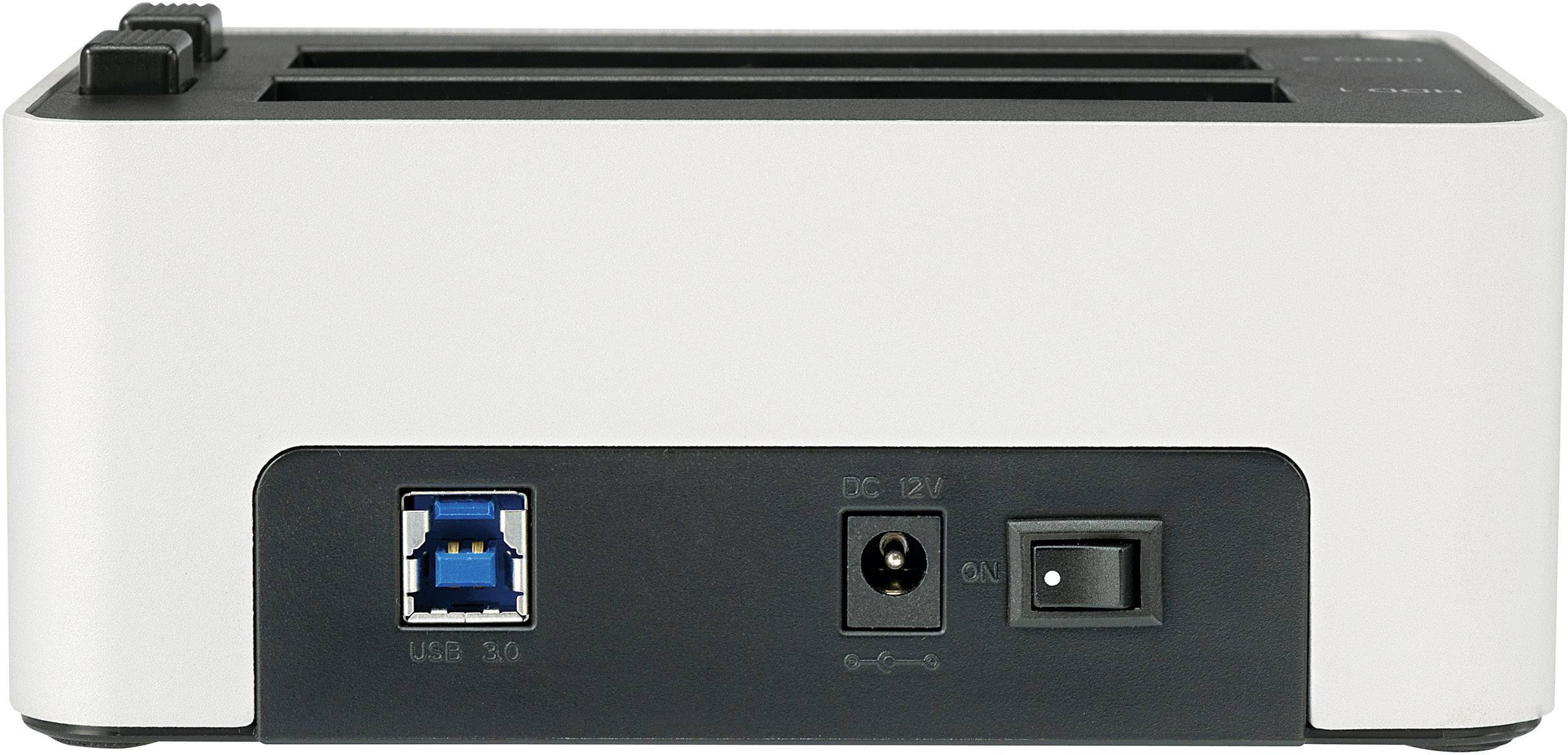 USB 3.2 1st Gen (USB 3.0) SATA 2 ports HDD docking station Clone function