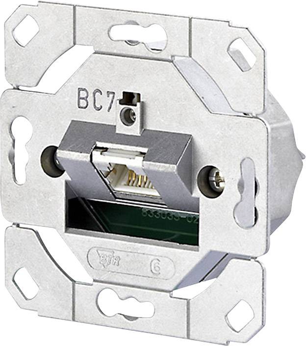 Metz Connect Network outlet Flush mount CAT 6A 1 port Metal