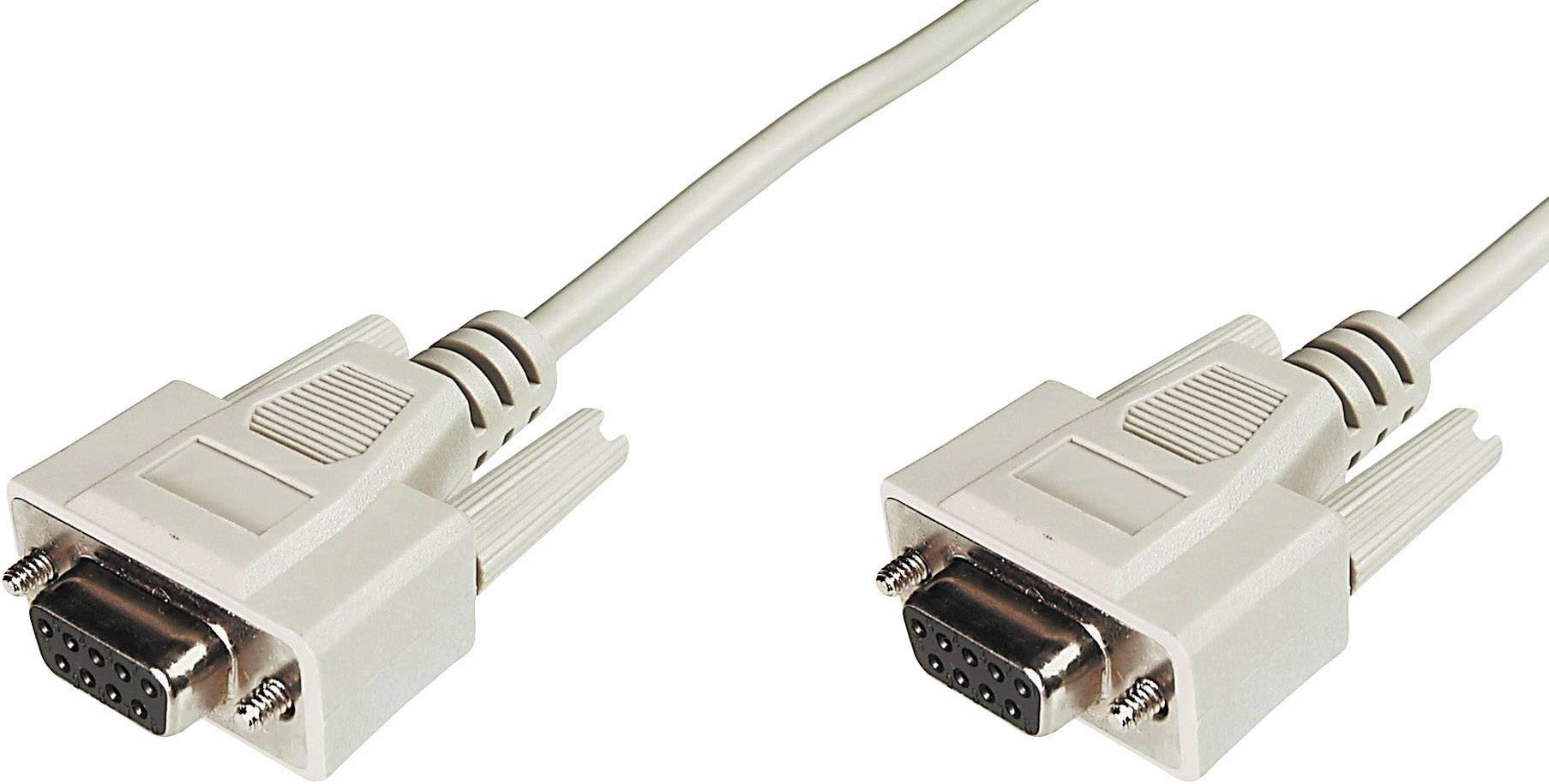 Two serial cables with VGA plugs, suitable for connecting computers to monitors or other devices.