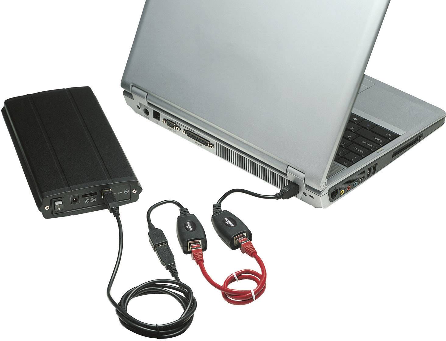 Manhattan 179300 USB A (USB 1.1) Extension via RJ45 network cable 60 m