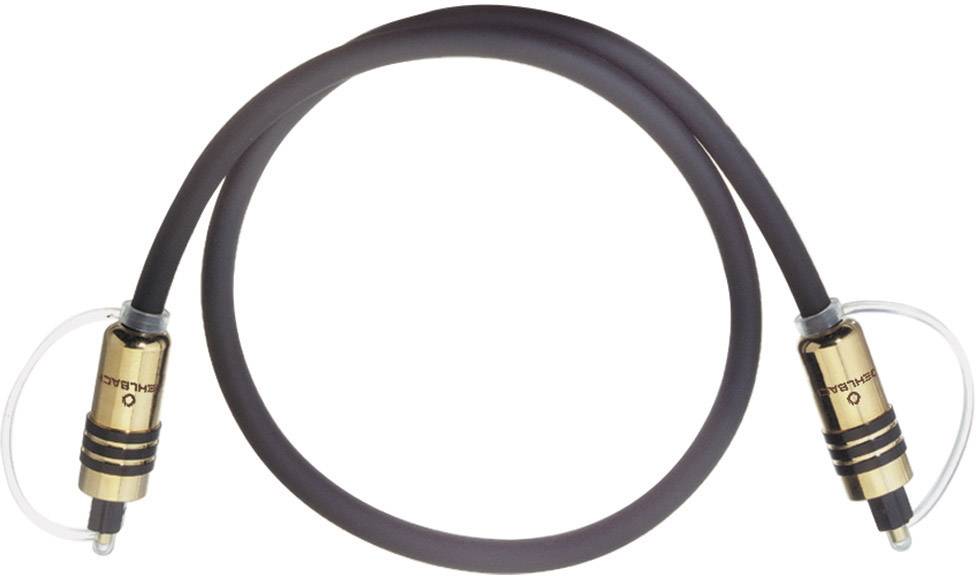 Oehlbach 6082 Toslink Digital Audio Cable [1x Toslink plug (ODT) - 1x Toslink plug (ODT)] 2.00 m Grey gold plated connectors