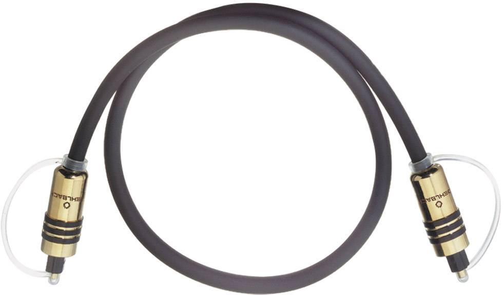 Oehlbach 6087 Toslink Digital Audio Cable [1x Toslink plug (ODT) - 1x Toslink plug (ODT)] 10.00 m Grey gold plated connectors