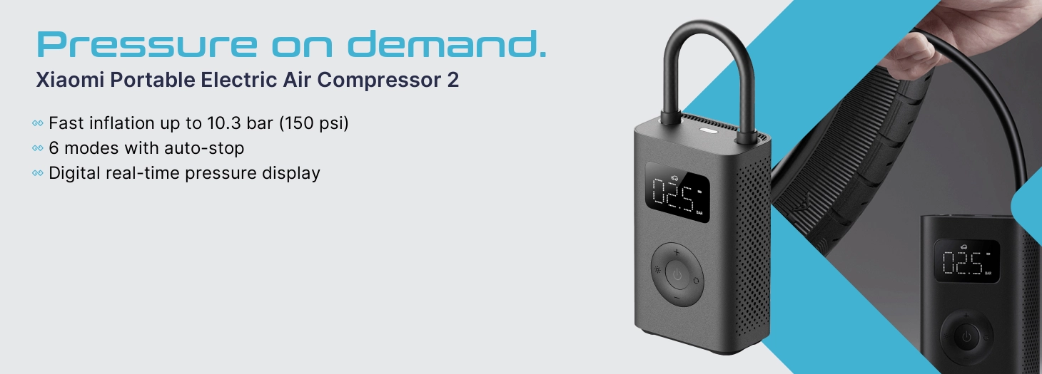 Teaser Xiaomi 46422 Portable Electric Air Compressor 2