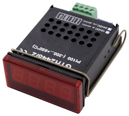 Greisinger GTH2448/3 Affichage LED Pt100, 2 conducteurs -60 à +199.9 °C Dimensions encastrées 45 x 22 mm