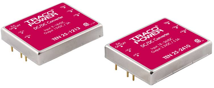 Convertisseur CC/CC pour circuits imprimés TracoPower TEN 25-2412 Nbr. de sorties: 1 x 24 V/DC 12 V/DC 2.5 A 30 W 1 pc(s)