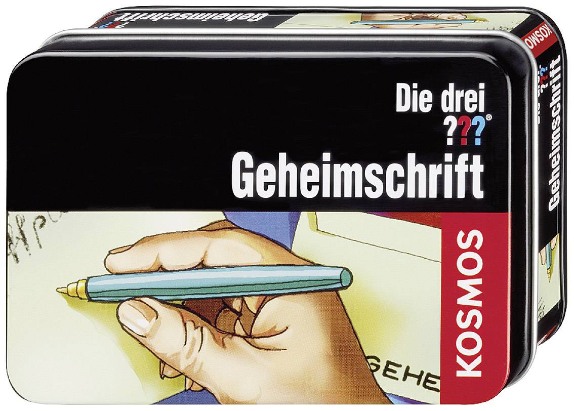 Kosmos 631024 Die drei ??? Geheimschrift coffrets de magie et de détective Coffret d'expérience à partir de 8 ans