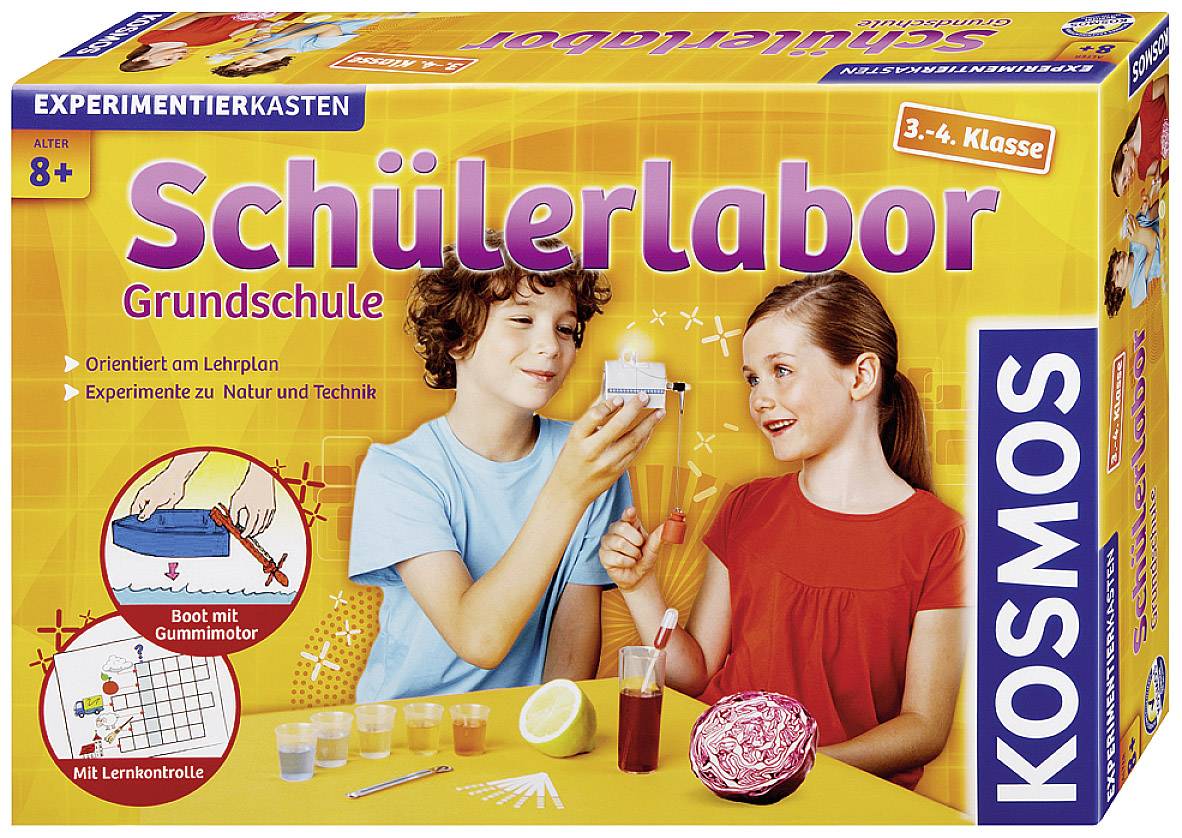 Coffret d'expérience Kosmos Schülerlabor Grundschule 633912 à partir de 8 ans