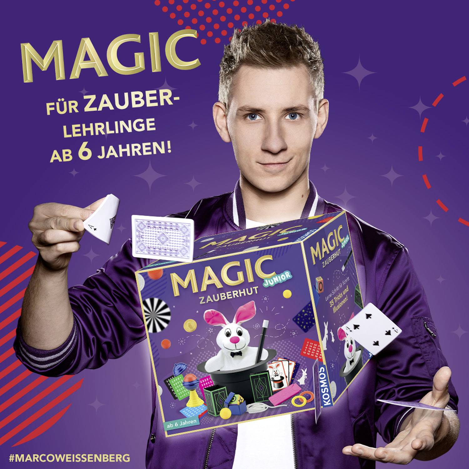 Boite d'experience KOSMOS Chapeau magique 680282 à partir de 6 ans