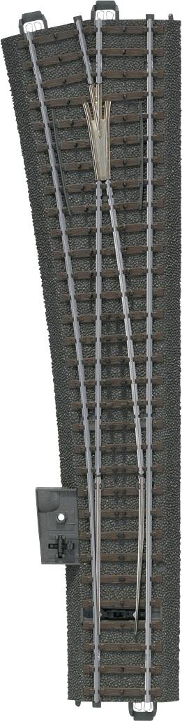 Aiguillage, étroit, à gauche H0 Longueur: 236.1 mm Rayon:1114.6 mm 12.1 ° Märklin 24711 1 pc(s)