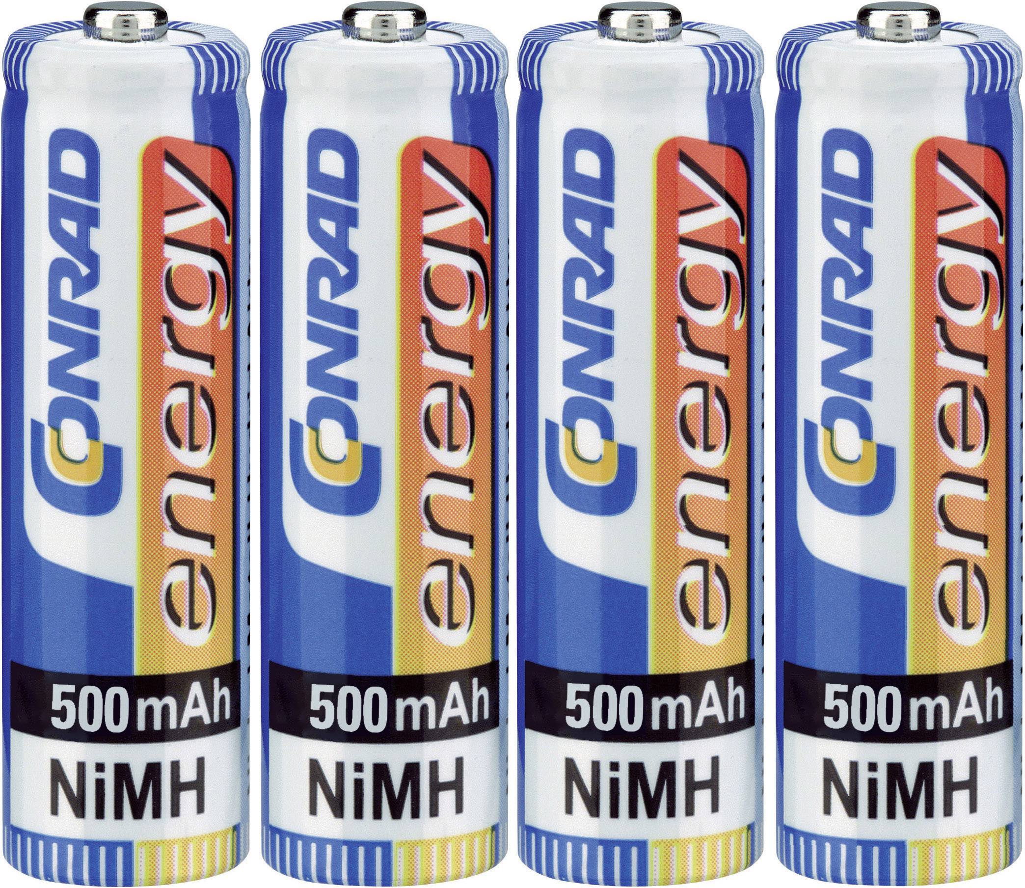 energy HR03 Pile rechargeable LR3 (AAA) NiMH 500 mAh 1.2 V 4 pc(s)