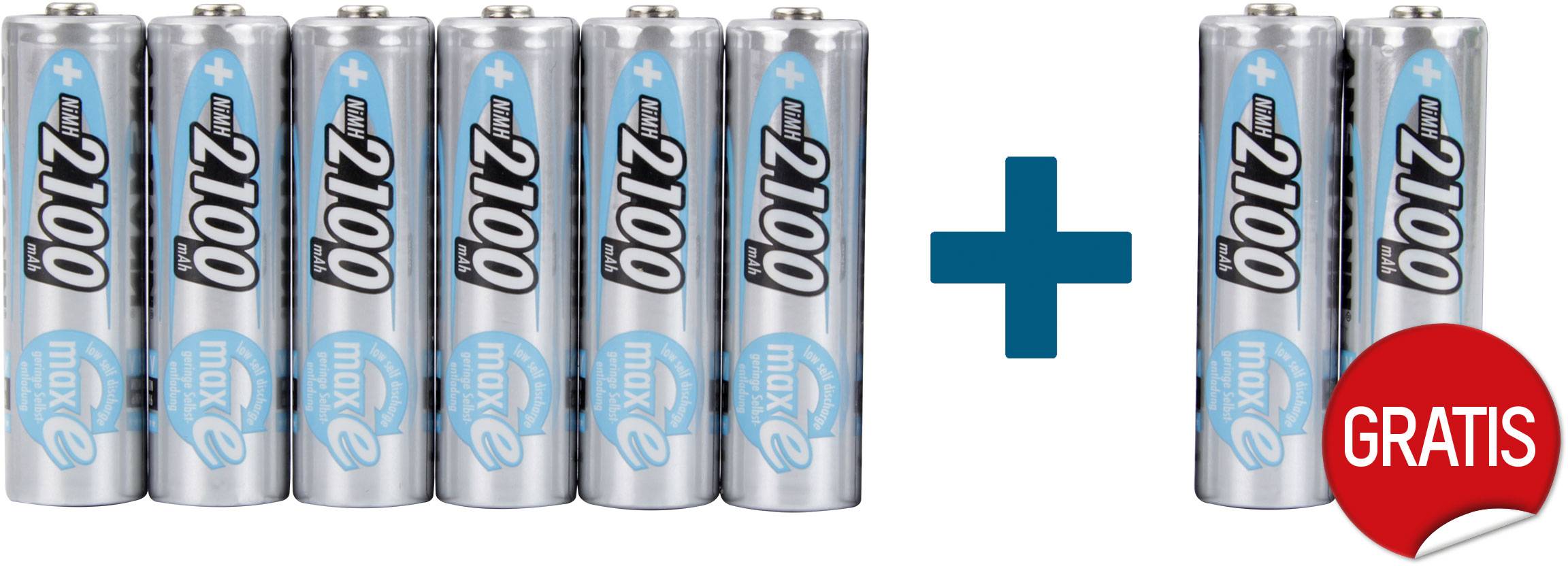 Ansmann maxE HR06 Pile rechargeable LR6 (AA) NiMH 2100 mAh 1.2 V 8 pc(s)