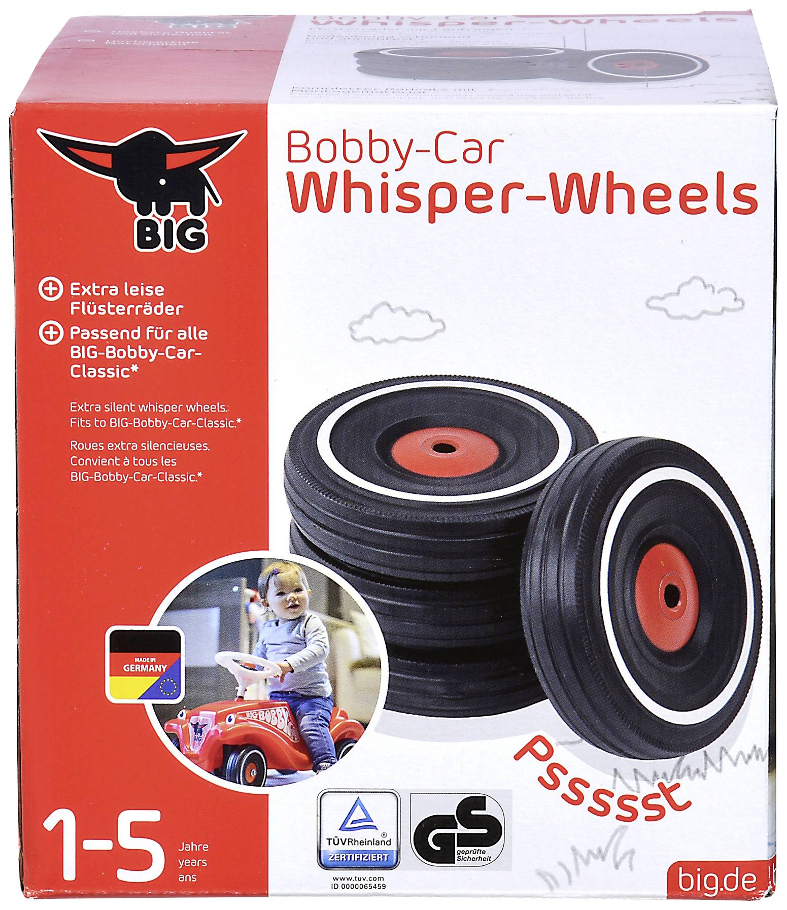 Pneus de voiture Big Bobby 4 pièces
