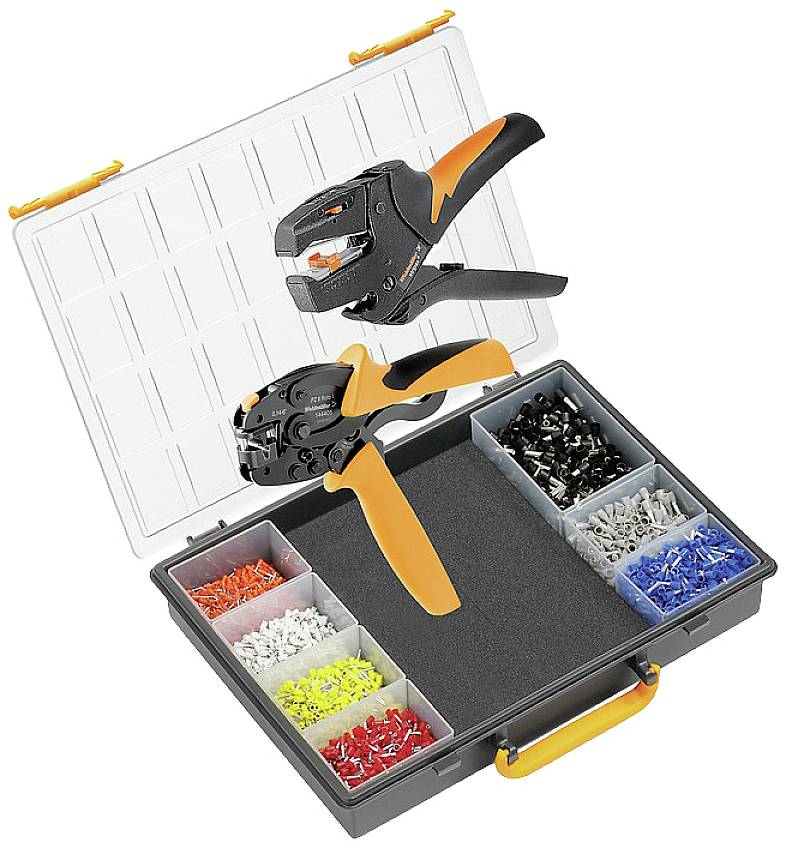 Set d'outils de sertissage Weidmüller CRIMP-SET PZ 6 ROTO T 9028700000 assortiment à sertir avec coffret inclus 0.14 à 6 mm²