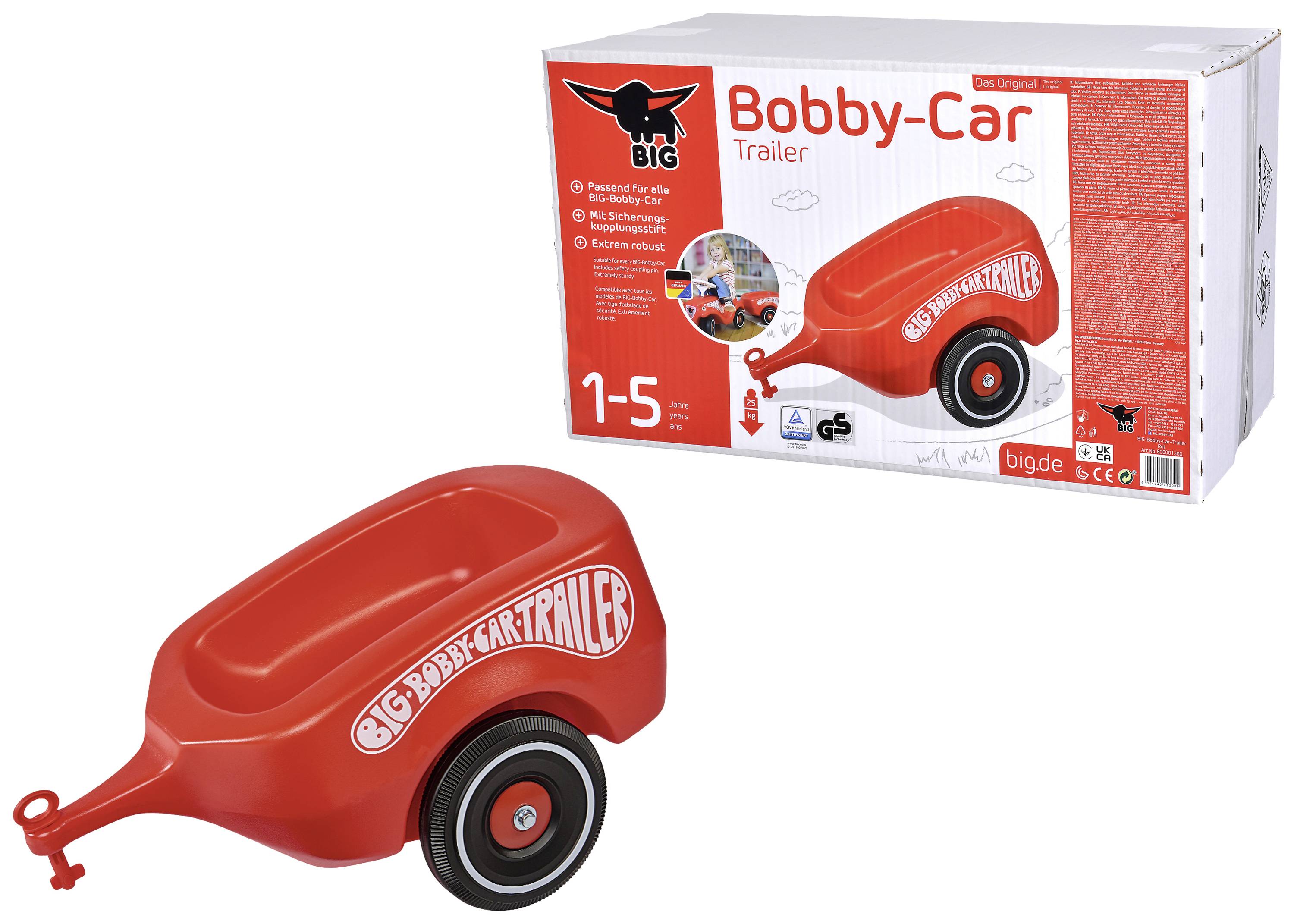 Remorque Big Bobby rouge