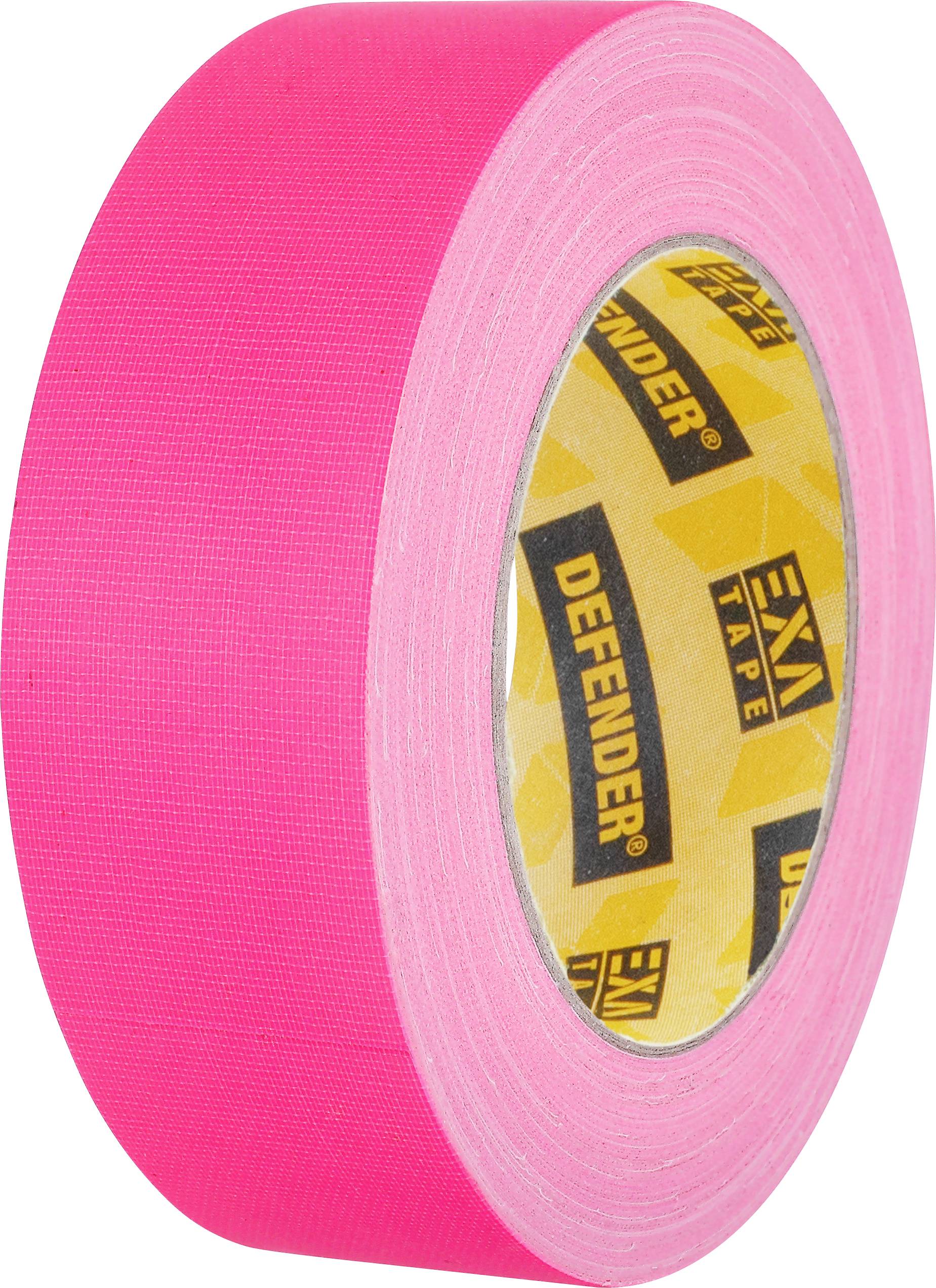 Ruban adhésif rose fluo 25 m