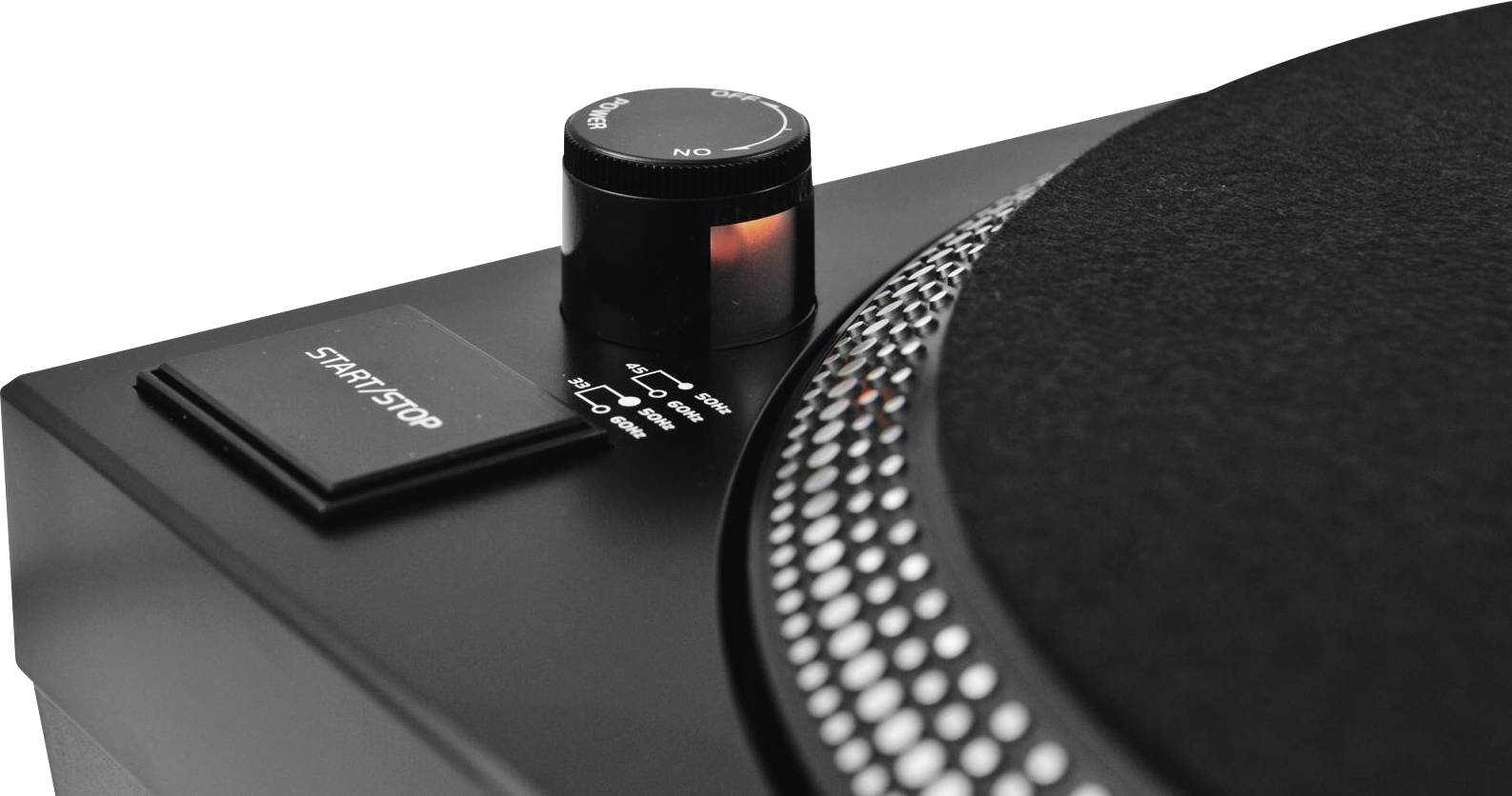 Omnitronic BD-1320 Platine entraînement par courroie noir