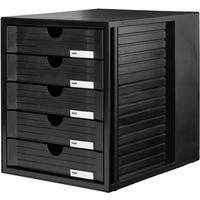 Caisson à tiroirs HAN Systembox 1450-13 noir DIN A4, DIN C4 Nombre de tiroirs: 5 Caisson à tiroirs HAN Systembox 1450-13 noir DIN A4, DIN C4 Nombre de tiroirs: 5