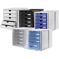 Caisson à tiroirs HAN Systembox 1450-13 noir DIN A4, DIN C4 Nombre de tiroirs: 5 Caisson à tiroirs HAN Systembox 1450-13 noir DIN A4, DIN C4 Nombre de tiroirs: 5