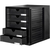 Caisson à tiroirs HAN Systembox 1450-13 noir DIN A4, DIN C4 Nombre de tiroirs: 5 Caisson à tiroirs HAN Systembox 1450-13 noir DIN A4, DIN C4 Nombre de tiroirs: 5