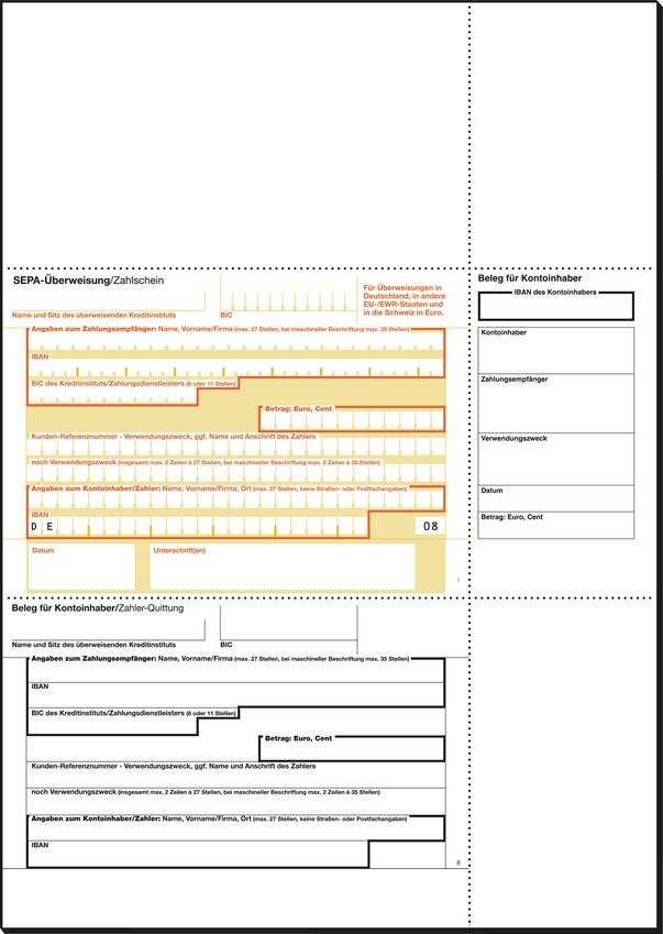 Sigel Formulaire de virement ZV572 DIN A4 Nombre de pages: 250 ZV572
