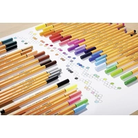 STABILO point 88 88/46 Stylo feutre fin noir 0.4 mm STABILO point 88 88/46 Stylo feutre fin noir 0.4 mm