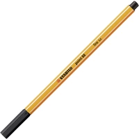 STABILO point 88 88/46 Stylo feutre fin noir 0.4 mm STABILO point 88 88/46 Stylo feutre fin noir 0.4 mm