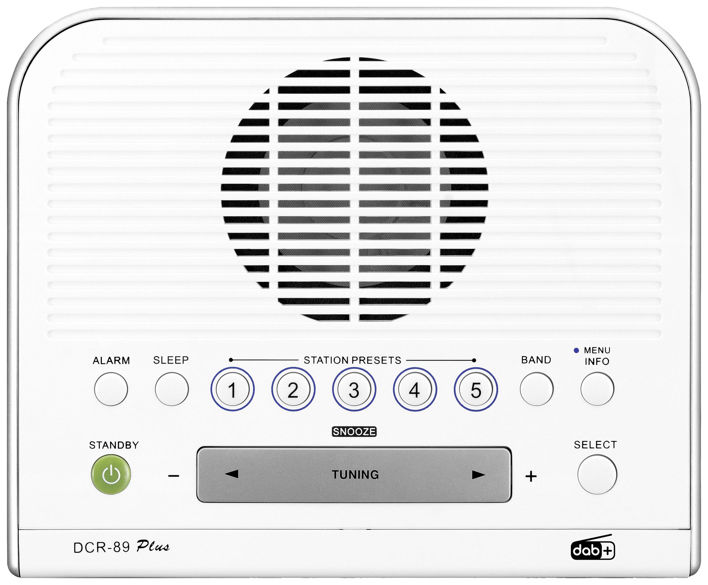 N/A DAB+ Sangean DCR-89+ AUX blanc