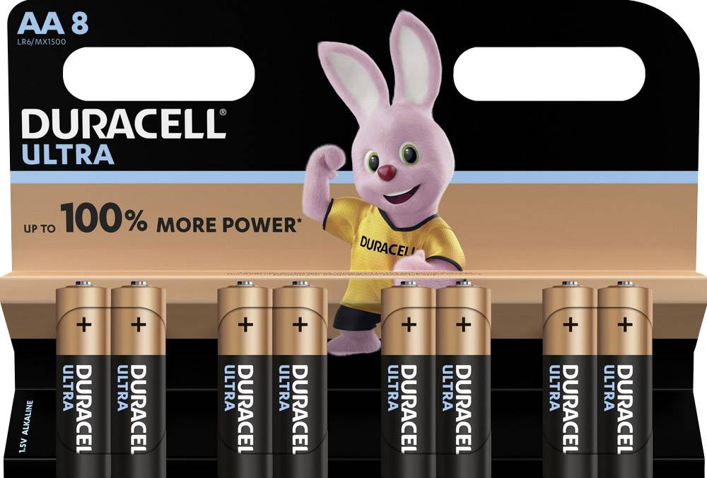 Pile LR6 (AA) alcaline(s) Duracell DUR002548 Ultra LR06 1.5 V 8 pc(s)