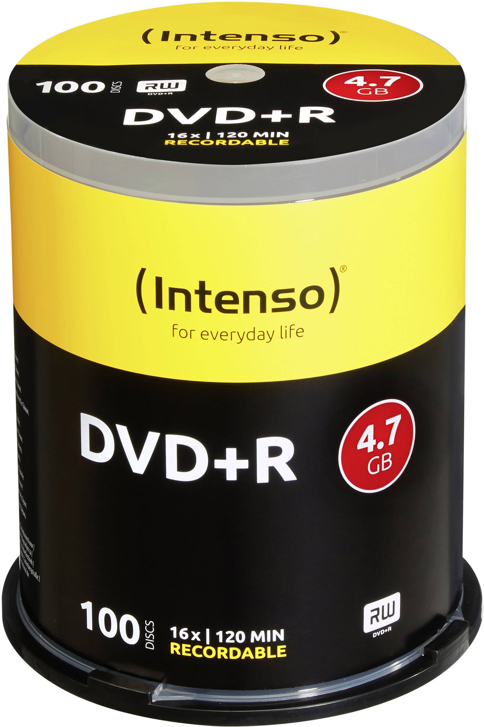 DVD+R vierge Intenso 4111156 100 pc(s) 4.7 GB 120 min
