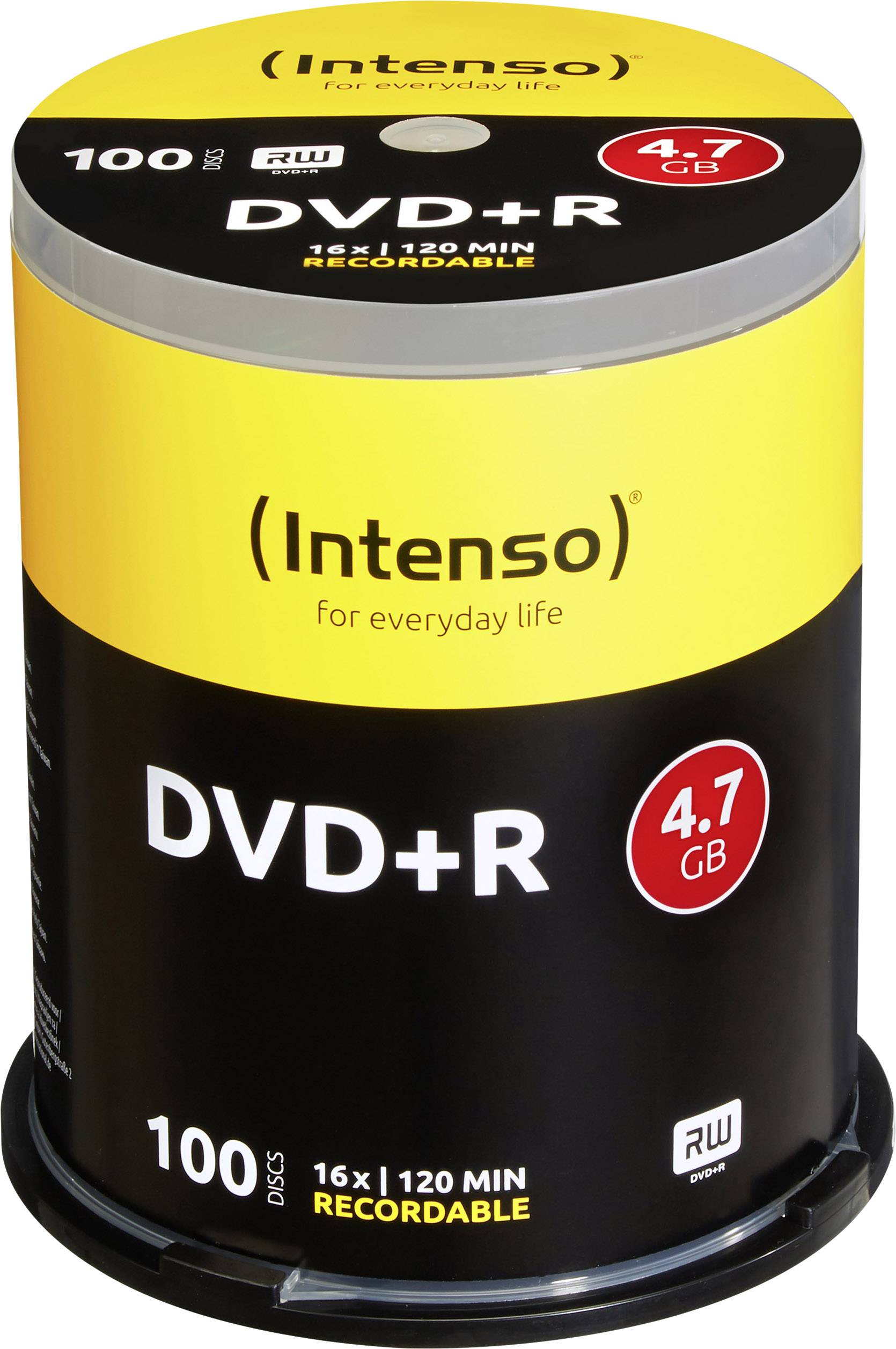 DVD+R vierge Intenso 4111156 100 pc(s) 4.7 GB 120 min