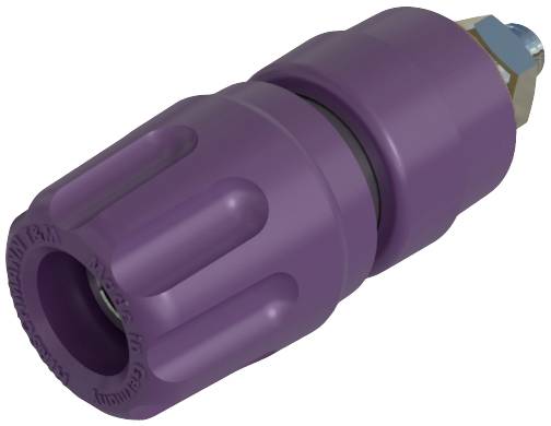 Borne de polarité Ø stylo (détails): 4 mm SKS Hirschmann PKI 10 A 930103109 violet 35 A