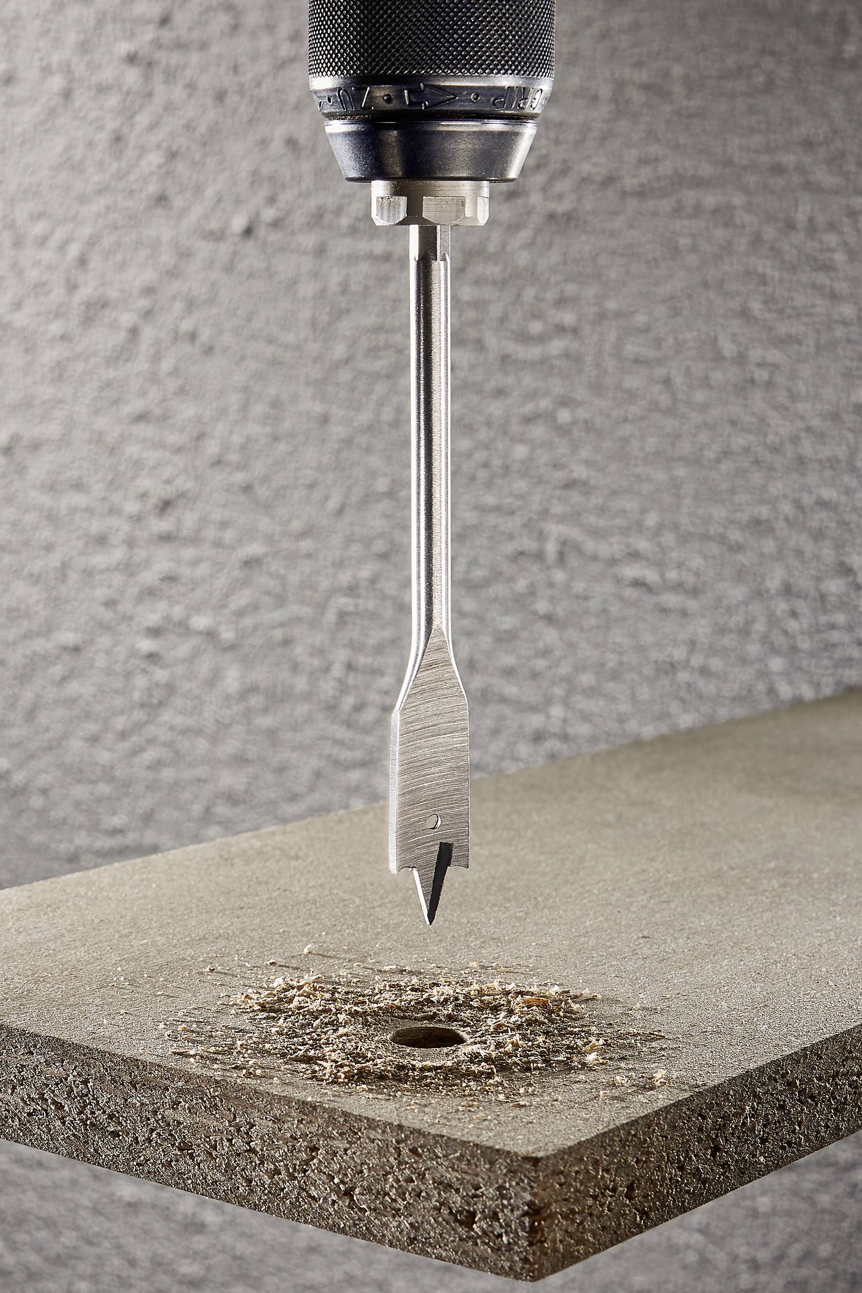 Mèche à bois plate Wolfcraft 7634000 acier à métaux 14 mm Longueur totale 152 mm tige hexagonale 1 pc(s)