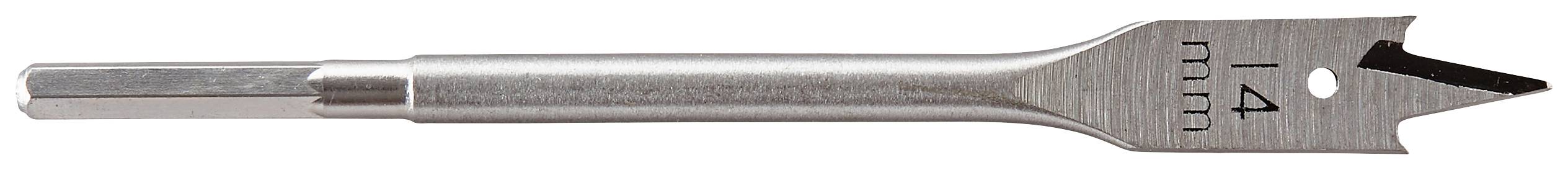 Mèche à bois plate Wolfcraft 7634000 acier à métaux 14 mm Longueur totale 152 mm tige hexagonale 1 pc(s)