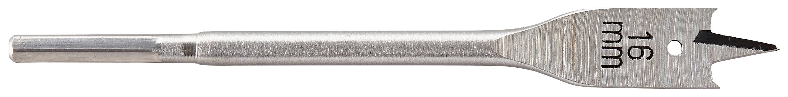 Mèche à bois plate Wolfcraft 7635000 acier à métaux 16 mm Longueur totale 152 mm tige hexagonale 1 pc(s)