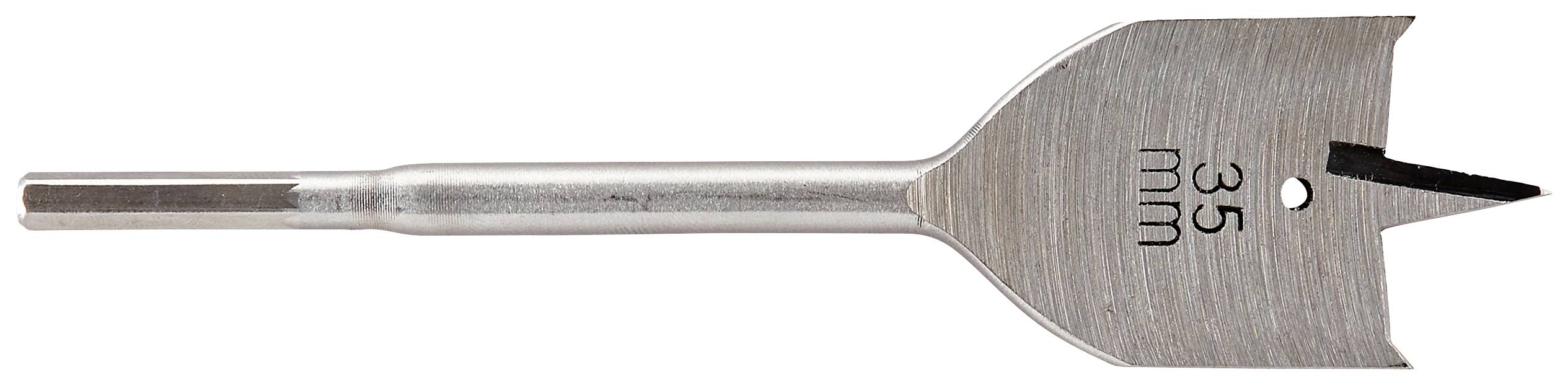 Mèche à bois plate Wolfcraft 7646000 acier à métaux 35 mm Longueur totale 152 mm tige hexagonale 1 pc(s)