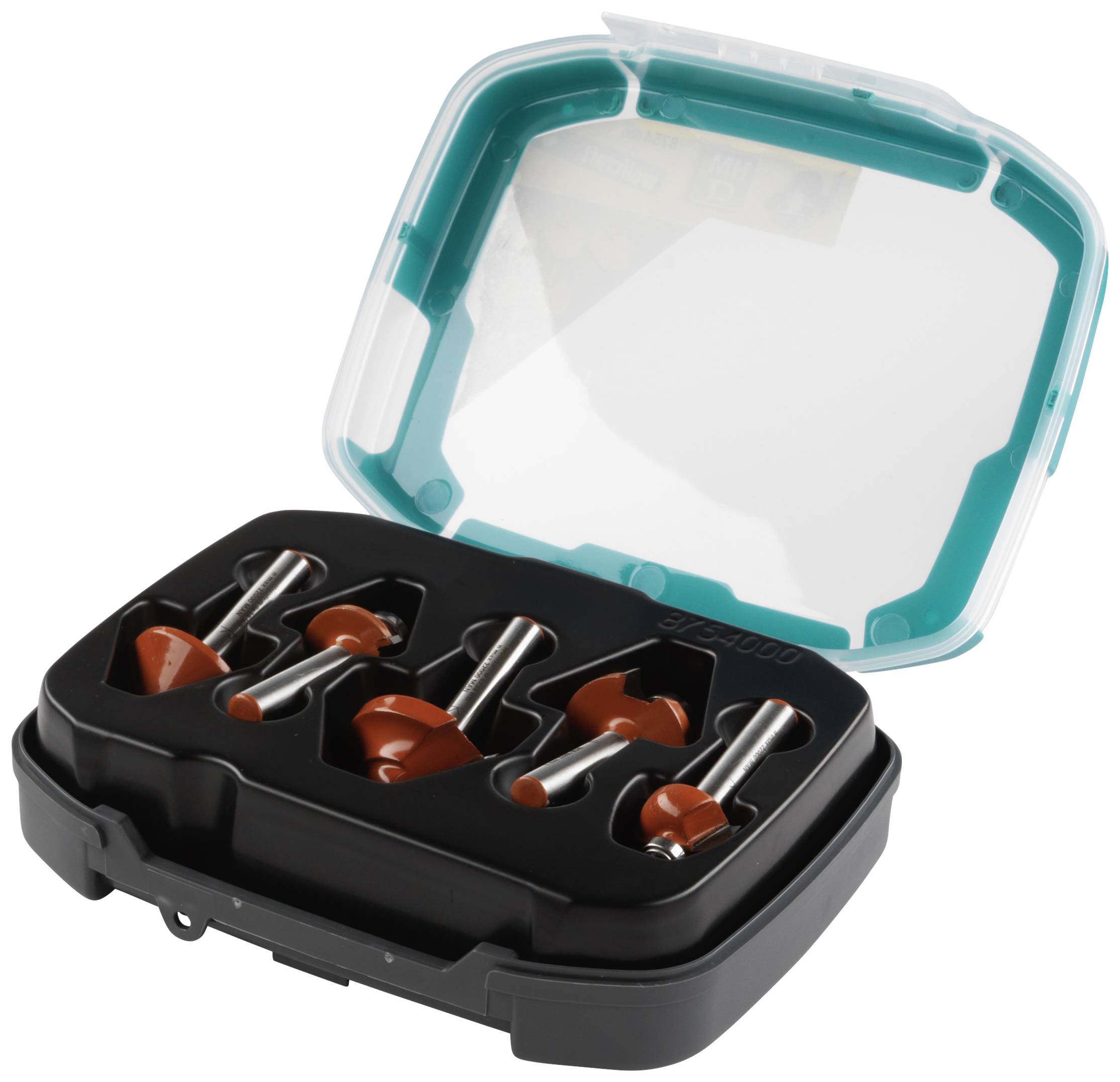 Assortiment de fraises 5 pièces Wolfcraft 8754000