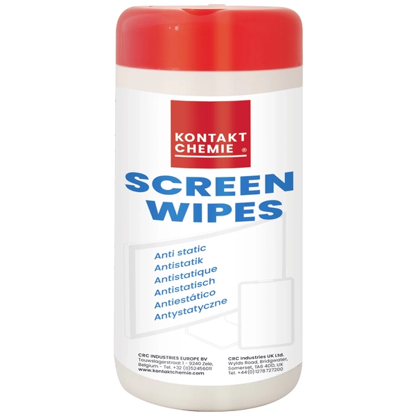 Kontakt Chemie Chiffon pour le nettoyage des écrans SCREEN WIPES 31980-AA 100 pc(s) Kontakt Chemie Chiffon pour le nettoyage des écrans SCREEN WIPES 31980-AA 100 pc(s)