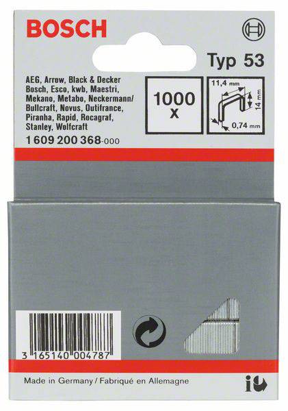 Boîte d'agrafes de marque Bosch 