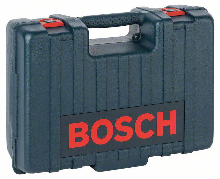 Boîte à outils noire avec l'inscription rouge 'BOSCH' sur la face avant.