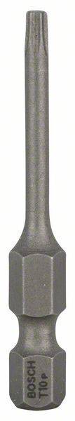 Un embout Torx gris avec une tige hexagonale, adapté pour une utilisation avec des tournevis électriques ou manuels. Nom de marque gravé sur le côté.