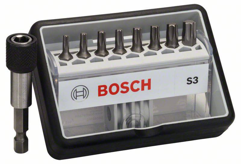 Bosch Accessories Robust Line 2607002562 Jeu d'embouts 9 pièces 6 pans intérieurs (TX)