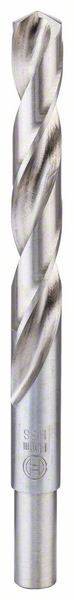 Foret en métal à deux arêtes de coupe hélicoïdales, adapté pour le perçage précis de surfaces métalliques.