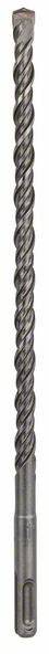 Un foret long et métallique à structure hélicoïdale, adapté aux travaux de perçage intensifs.