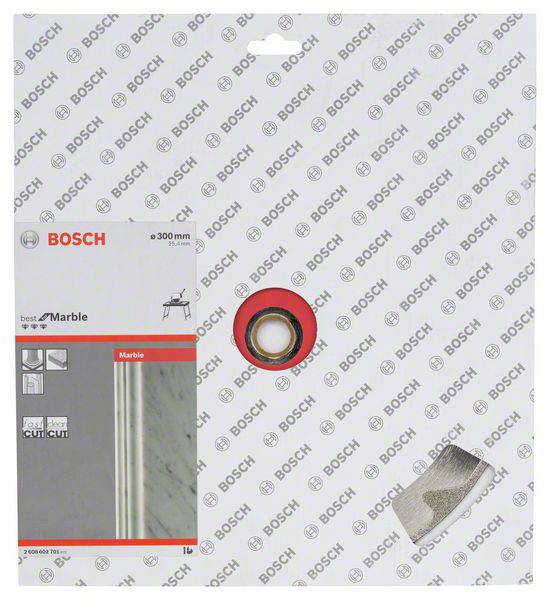 Disque à tronçonner diamanté Best for Marble, 300 x 20,00+25,40 x 2,6 x 5 mm Bosch 2608602701