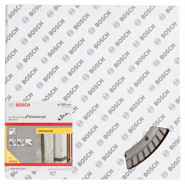 Disque à tronçonner diamanté Standard for Universal Turbo, 230 x 22,23 x 2,5 x 10 mm Bosch 2608603252
