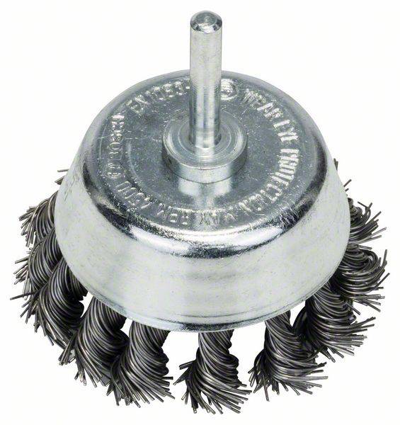 Brosse boisseau, fils torsadés, 0,5 mm, 65 mm, 4500 tr/ min Bosch 2608622050