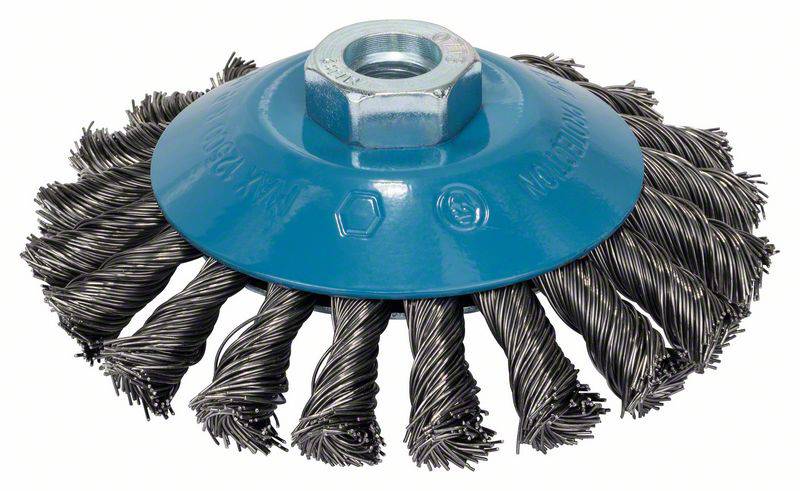 Bosch Accessories Brosse conique, fils torsadés, 115 mm, 0,5 mm, 12500 tr/ min, 14 2608622058 1 pc(s)